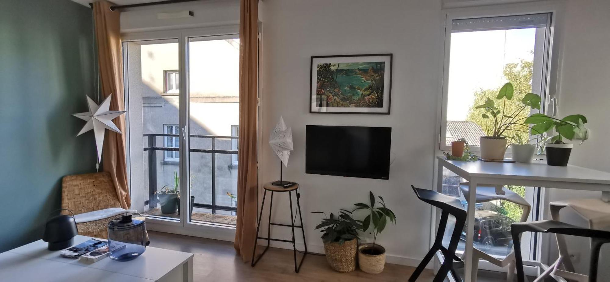 Appart T2 L'Ile De Nantes Avec Parking Prive 외부 사진